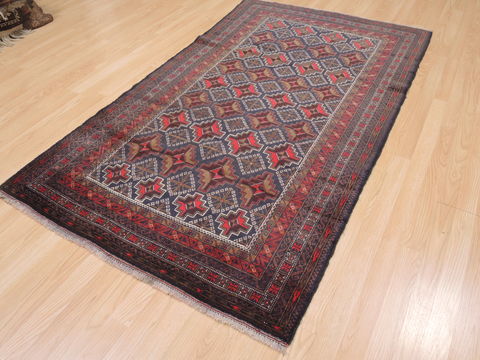 Baluch Blue Hand Knotted 310 X 610 Area Rug 100-110162 Image 10