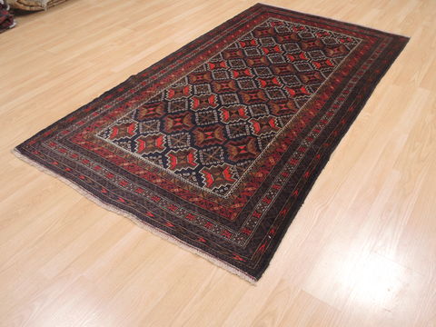 Baluch Blue Hand Knotted 310 X 610 Area Rug 100-110162 Image 7