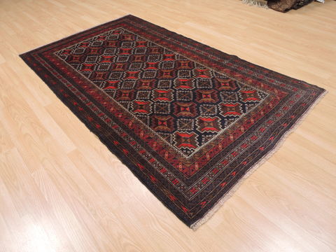 Baluch Blue Hand Knotted 310 X 610 Area Rug 100-110162 Image 8