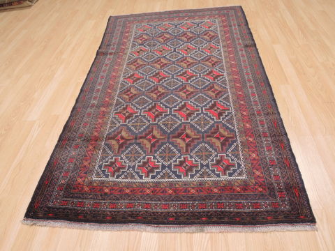 Baluch Blue Hand Knotted 310 X 610 Area Rug 100-110162 Image 9