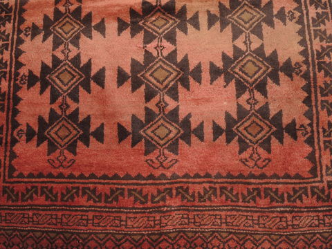 Baluch Red Hand Knotted 41 X 65 Area Rug 100-110163 Image 6