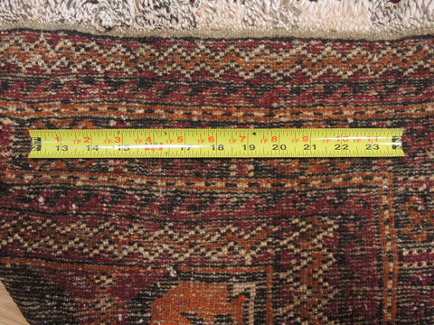 Baluch Red Hand Knotted 33 X 60 Area Rug 100-110166 Image 7