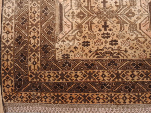 Baluch Beige Hand Knotted 35 X 58 Area Rug 100-110168 Image 4