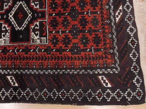Baluch Red Hand Knotted 38 X 60 Area Rug 100-110169 Image 4