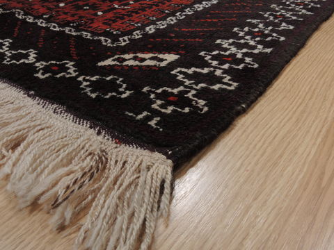 Baluch Red Hand Knotted 38 X 60 Area Rug 100-110169 Image 7