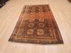 Baluch Brown Hand Knotted 40 X 76 Area Rug 100-110172 Thumb 1