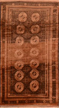 Baluch Brown Hand Knotted 4'0" X 7'6"  Area Rug 100-110172