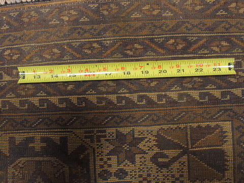 Baluch Brown Hand Knotted 36 X 63 Area Rug 100-110173 Image 11