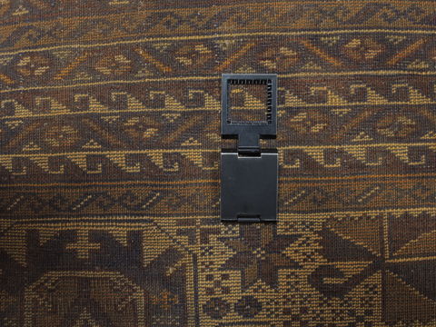 Baluch Brown Hand Knotted 36 X 63 Area Rug 100-110173 Image 12
