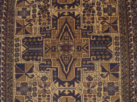 Baluch Brown Hand Knotted 36 X 63 Area Rug 100-110173 Image 6