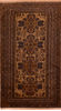 Baluch Brown Hand Knotted 36 X 63 Area Rug 100-110173 Thumb 0