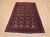 Baluch Red Hand Knotted 35 X 510  Area Rug 100-110175 Thumb 1
