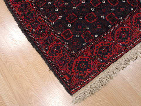 Baluch Blue Hand Knotted 31 X 59 Area Rug 100-110177 Image 4