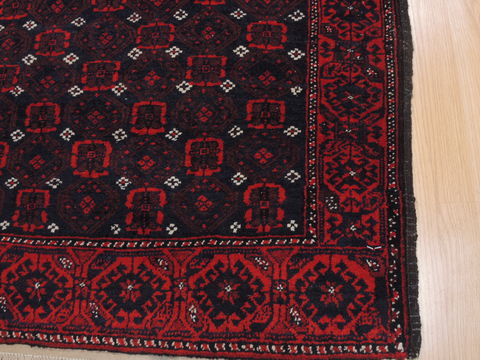 Baluch Blue Hand Knotted 31 X 59 Area Rug 100-110177 Image 5