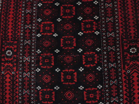 Baluch Red Hand Knotted 32 X 65 Area Rug 100-110178 Image 6
