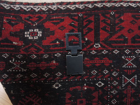 Baluch Red Hand Knotted 32 X 65 Area Rug 100-110178 Image 9