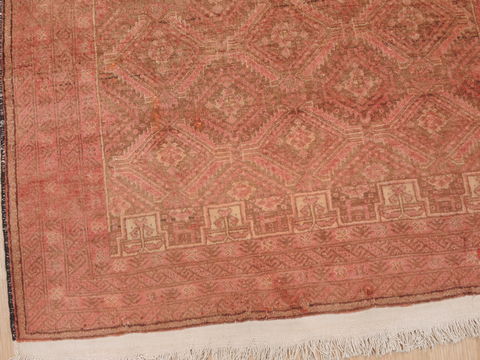 Baluch Beige Hand Knotted 29 X 57 Area Rug 100-110179 Image 4