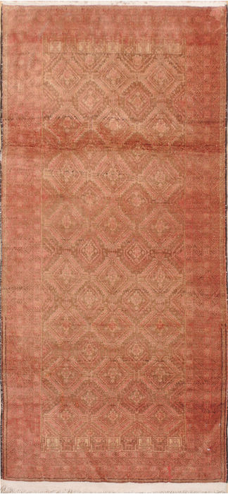Baluch Beige Hand Knotted 29 X 57 Area Rug 100-110179 Image 0