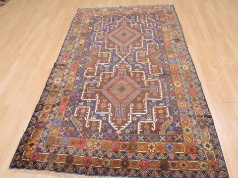 Baluch Brown Hand Knotted 310 X 68 Area Rug 100-110180 Image 8