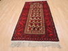 Baluch Beige Runner Hand Knotted 33 X 67  Area Rug 100-110181 Thumb 1