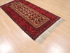 Baluch Beige Runner Hand Knotted 33 X 67  Area Rug 100-110181 Thumb 3