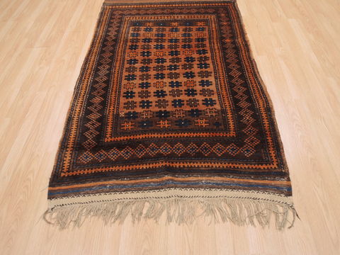 Baluch Brown Hand Knotted 39 X 57 Area Rug 100-110182 Image 2