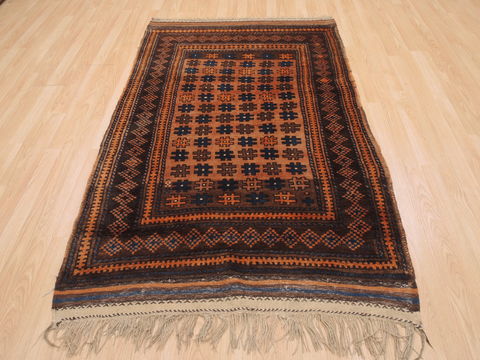 Baluch Brown Hand Knotted 39 X 57 Area Rug 100-110182 Image 5