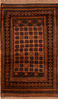 Baluch Brown Hand Knotted 39 X 57  Area Rug 100-110182 Thumb 0