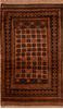 Baluch Brown Hand Knotted 39 X 57 Area Rug 100-110182 Thumb 0