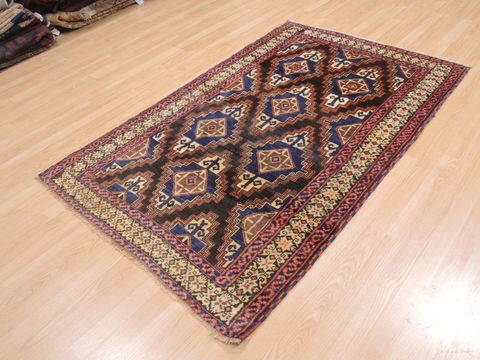 Baluch Brown Hand Knotted 311 X 62 Area Rug 100-110184 Image 2