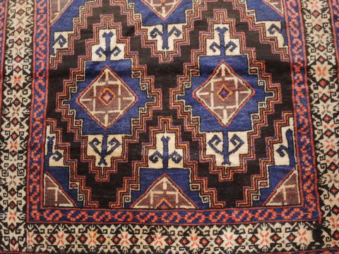 Baluch Brown Hand Knotted 311 X 62 Area Rug 100-110184 Image 6