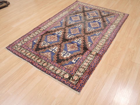 Baluch Brown Hand Knotted 311 X 62 Area Rug 100-110184 Image 7