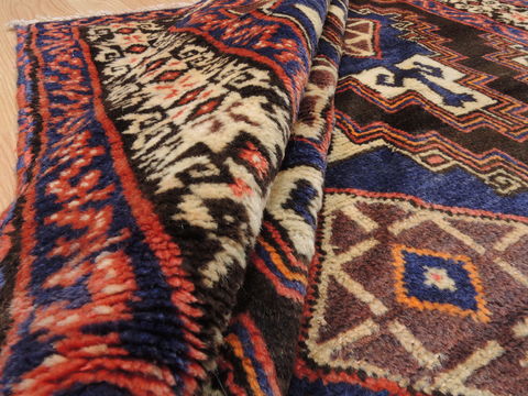 Baluch Brown Hand Knotted 311 X 62 Area Rug 100-110184 Image 9