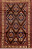 Baluch Brown Hand Knotted 311 X 62  Area Rug 100-110184 Thumb 0