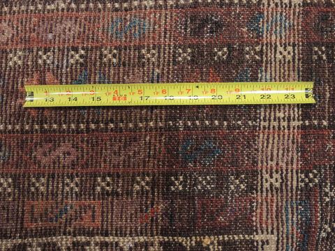 Baluch Brown Hand Knotted 43 X 82 Area Rug 100-110185 Image 12