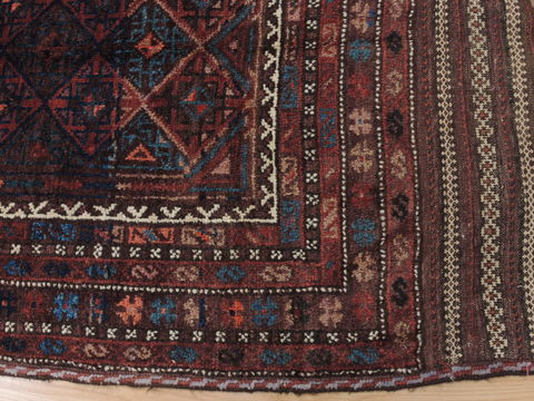 Baluch Brown Hand Knotted 43 X 82 Area Rug 100-110185 Image 4