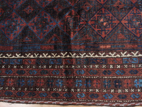 Baluch Brown Hand Knotted 43 X 82 Area Rug 100-110185 Image 8