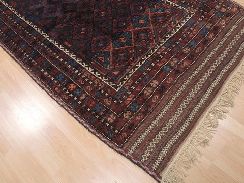 Baluch Brown Hand Knotted 43 X 82 Area Rug 100-110185 Image 9