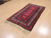 Baluch Red Hand Knotted 33 X 59  Area Rug 100-110187 Thumb 2
