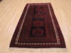 Baluch Red Hand Knotted 38 X 66  Area Rug 100-110188 Thumb 1