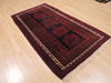 Baluch Red Hand Knotted 38 X 66  Area Rug 100-110188 Thumb 3