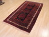 Baluch Red Hand Knotted 38 X 66  Area Rug 100-110188 Thumb 6