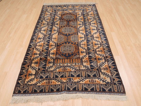 Baluch Brown Hand Knotted 39 X 66 Area Rug 100-110189 Image 4
