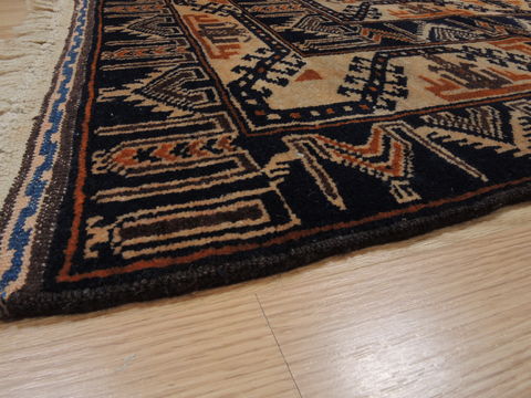Baluch Brown Hand Knotted 39 X 66 Area Rug 100-110189 Image 8