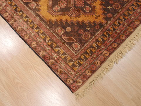 Baluch Yellow Hand Knotted 35 X 59 Area Rug 100-110195 Image 10
