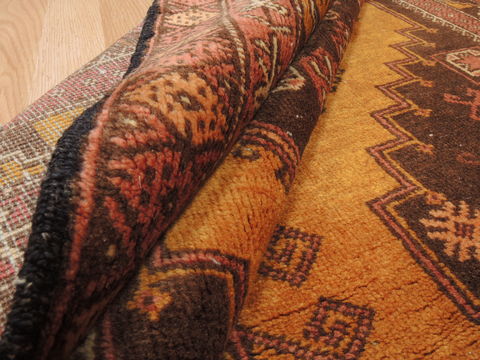 Baluch Yellow Hand Knotted 35 X 59 Area Rug 100-110195 Image 4