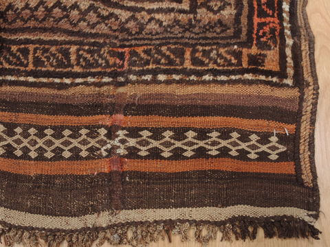 Baluch Brown Hand Knotted 45 X 76 Area Rug 100-110196 Image 4