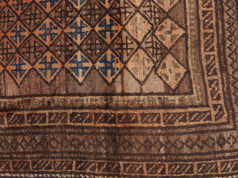 Baluch Brown Hand Knotted 45 X 76 Area Rug 100-110196 Image 5
