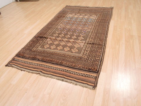 Baluch Brown Hand Knotted 45 X 76 Area Rug 100-110196 Image 7