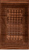 Baluch Brown Hand Knotted 45 X 76  Area Rug 100-110196 Thumb 0